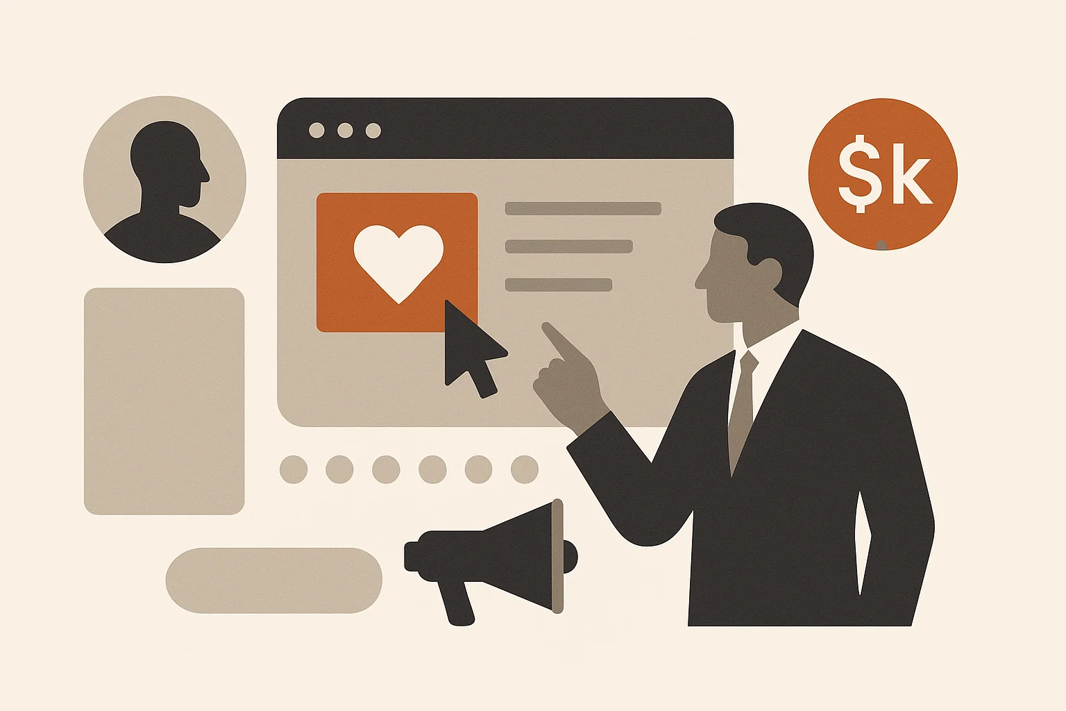 How do executive health programs fill memberships with paid ads when their buyers are C-suite executives who never click?
