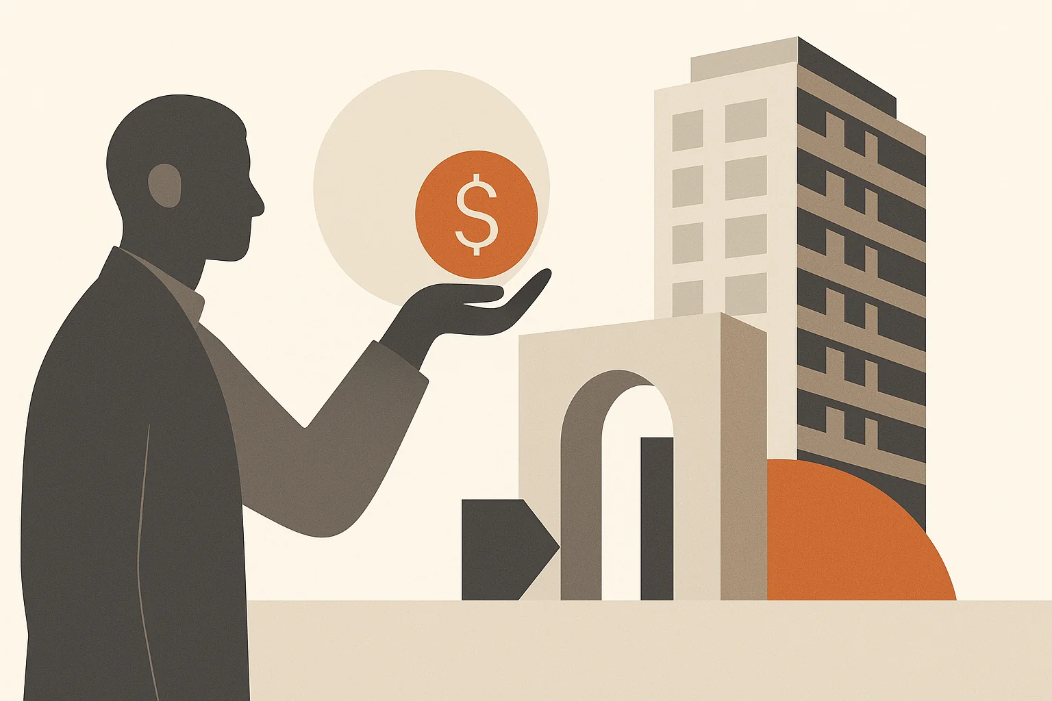 How do real estate developers pre-sell luxury condos before breaking ground?