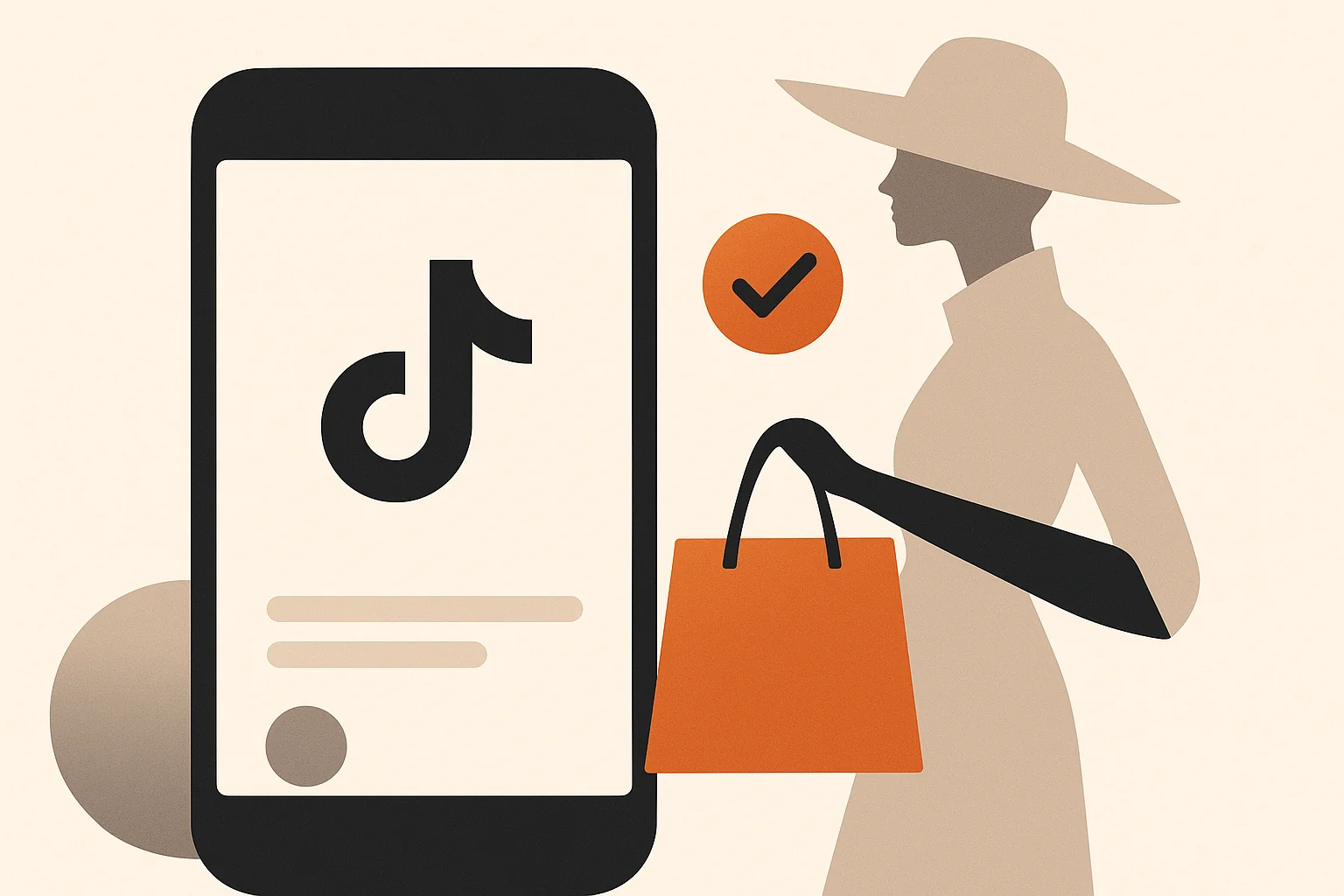 How do luxury fashion brands drive e-commerce sales with TikTok without cheapening the brand?